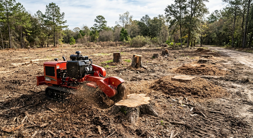 Multiple Stump Grinding