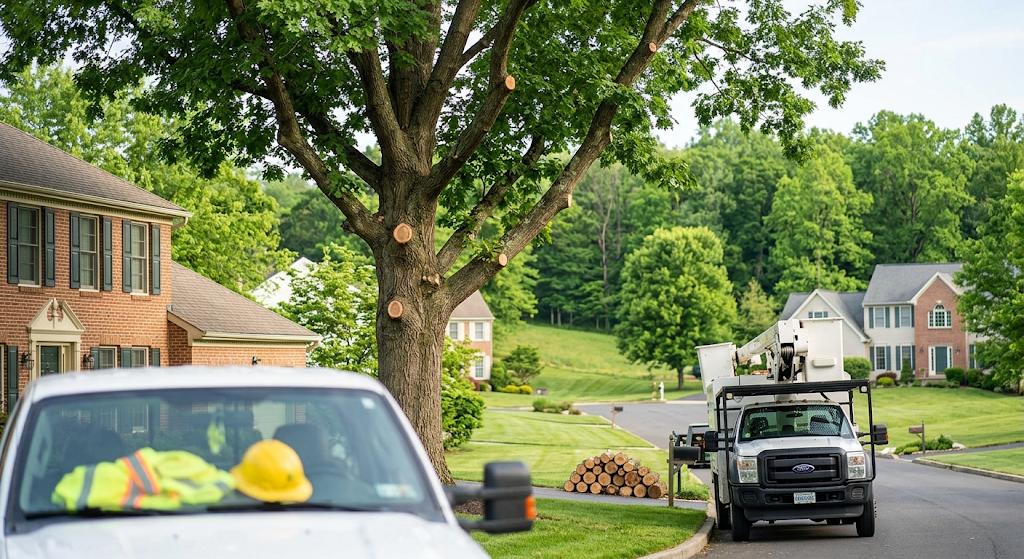 emergency tree removal in Buckingham