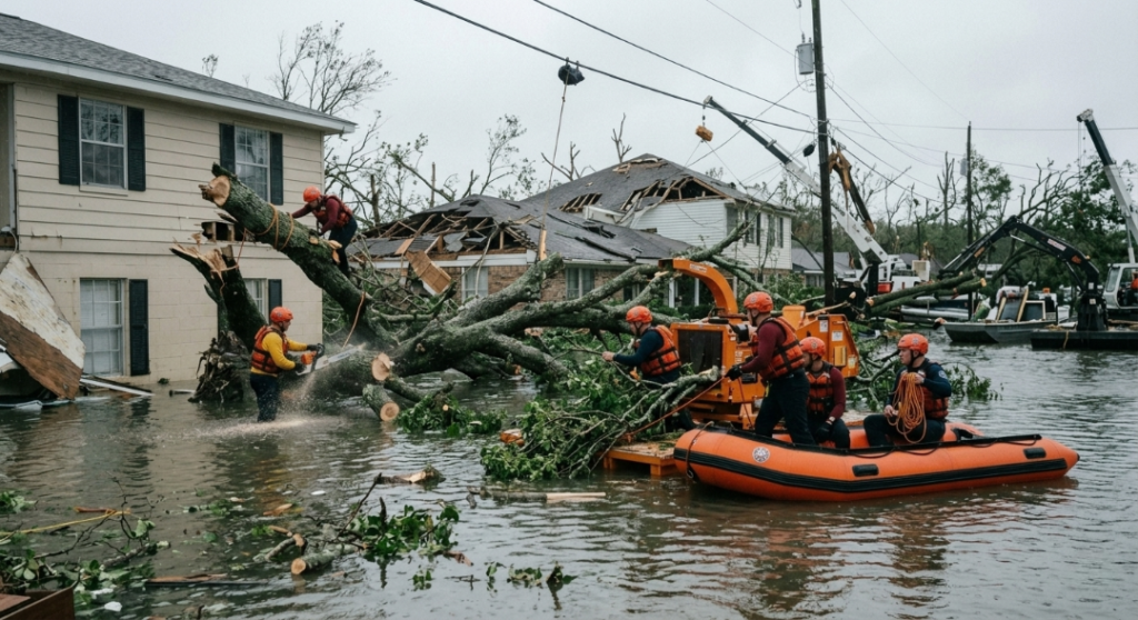 Handle a Fallen Tree