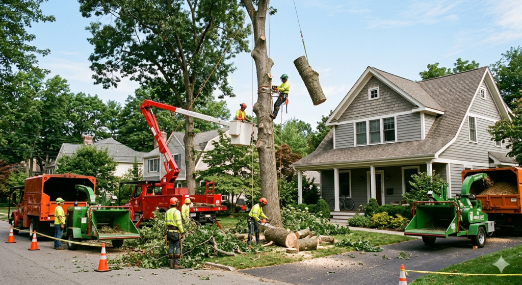 tree fell on my house what to do